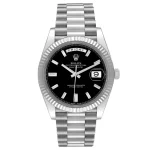 Replica Rolex Day Date 40 Black Dial 228239 1 scaled 1